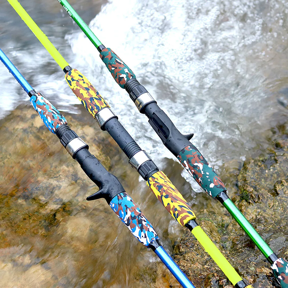 fishing lure rod spinning ultralight pesca ML Power line wt. 5-15lb 1/8-3/4oz Carbon Casting Lure pole feeder Surf Fiber Actio