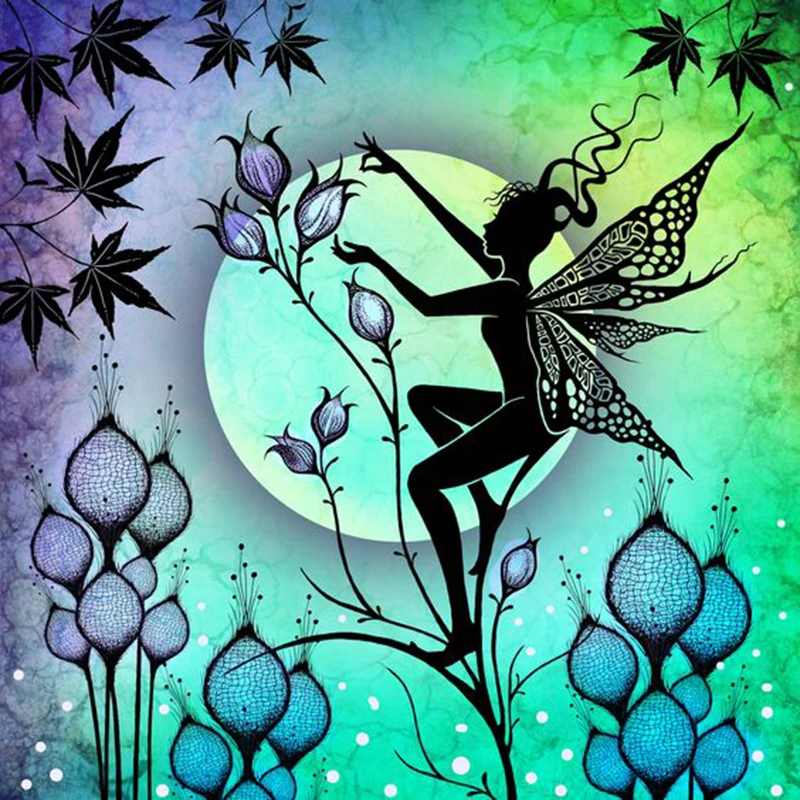 Сказочный ангел прозрачный штамп или для скрапбукинга/изготовления