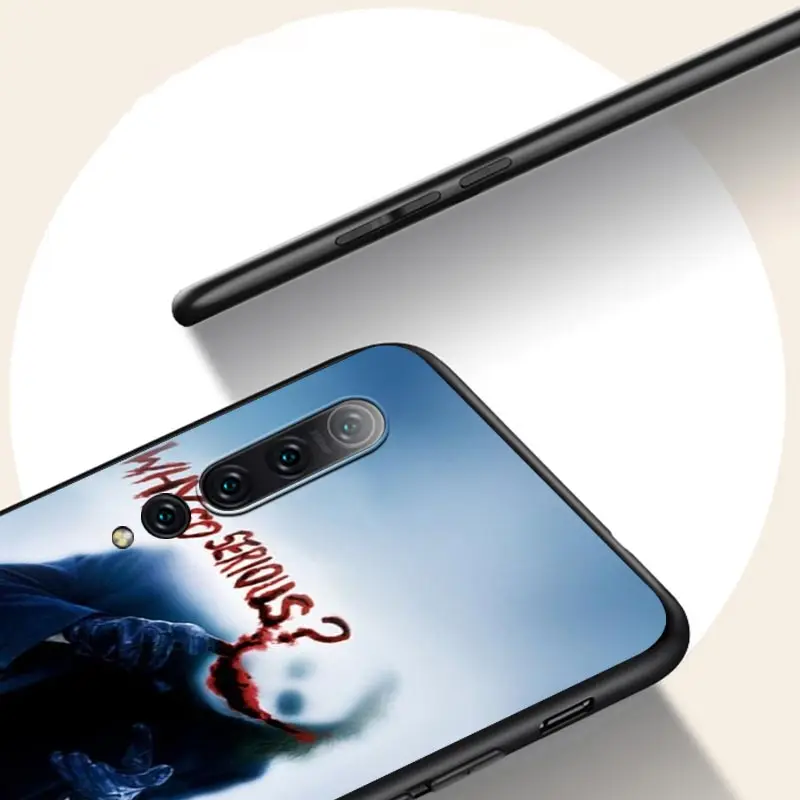 

Black Silicone Cover Cool Joker For Xiaomi Mi 11 10I 10T 10 9T 9SE 9 8 Note 10 Lite Pro 5G Ultra Phone Case