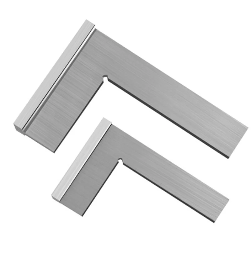90 degree right angle ruler wide seat flat measuring tool level 2 base widening knife edge 1pc | Инструменты