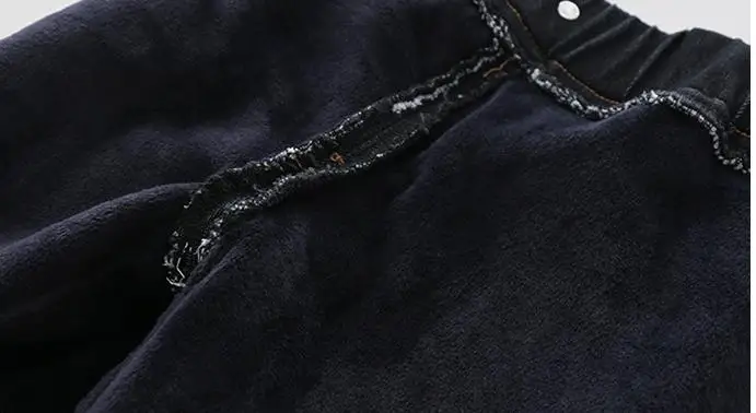 

2020 Winter Baby Boys Warm Jeans Children New Casual High Quality Thicken Plus Velvet Straight Denim Pants For Boys Pants 1-8yrs