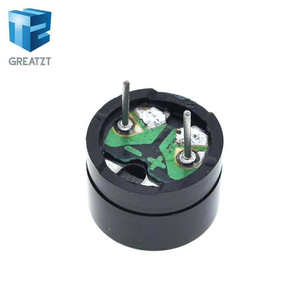 GREATZT 10pcs Universal passive buzzer electromagnetic impedance 16 ohms AC / 2KHz 3V 5V 12V | Электронные компоненты и