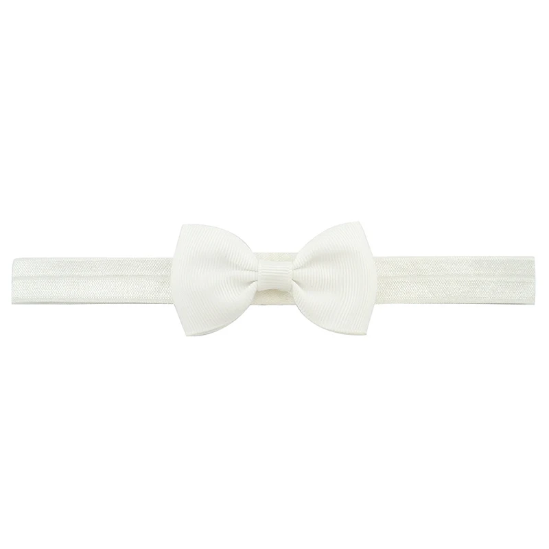 20 шт./лот ярких цветов Детская повязка на голову с бантом лента банты тонкой