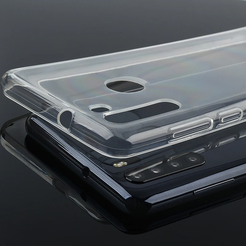 Alesser For Blackview A80 Pro Silicone Case Clear Anti-knock TPU Back Mobile Phone Protective Cover |