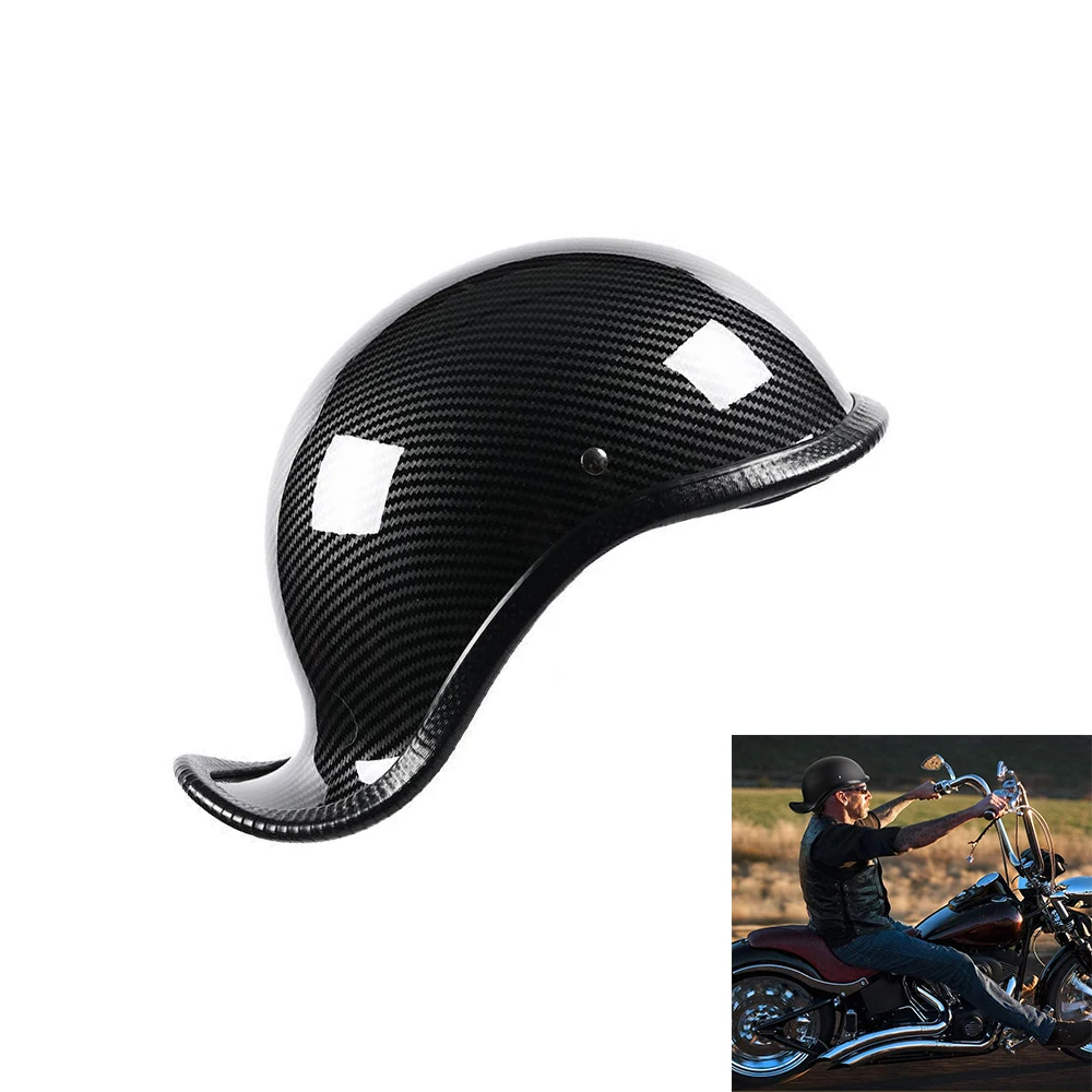 

Motorcycle Half Helmet E-bike Half Cover Men And Women Four Seasons Motorcycle Riding Carbon Fiber Helmet For Harley