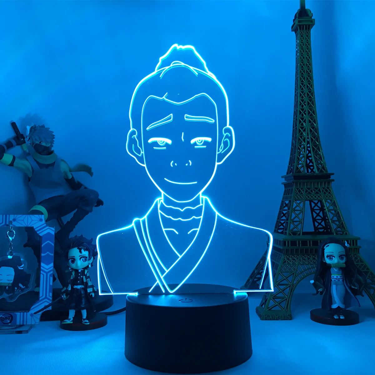 

LED Night Light Sokka Avatar The Last Airbender for Home Decor Birthday Gift Desk 3d USB Lamp Touch Sensor toy model statue