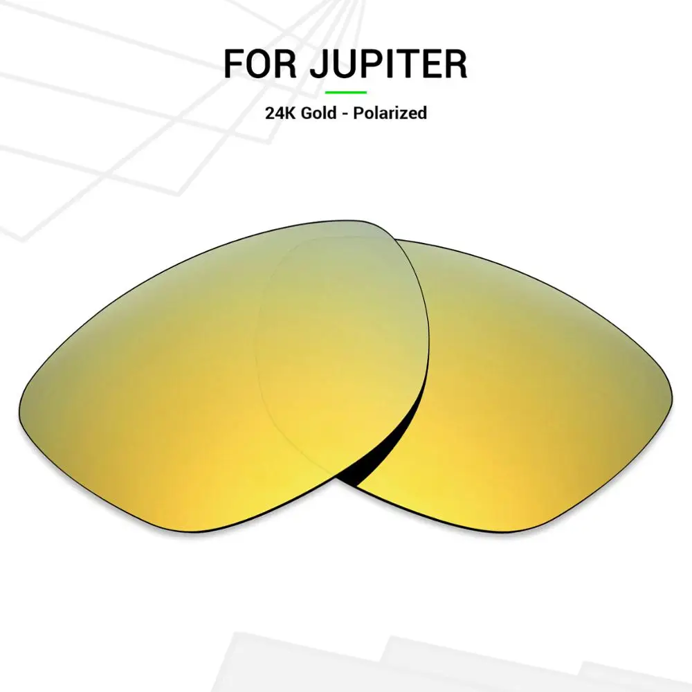 

SNARK поляризованные Сменные линзы для солнцезащитных очков Oakley Jupiter 24K золото