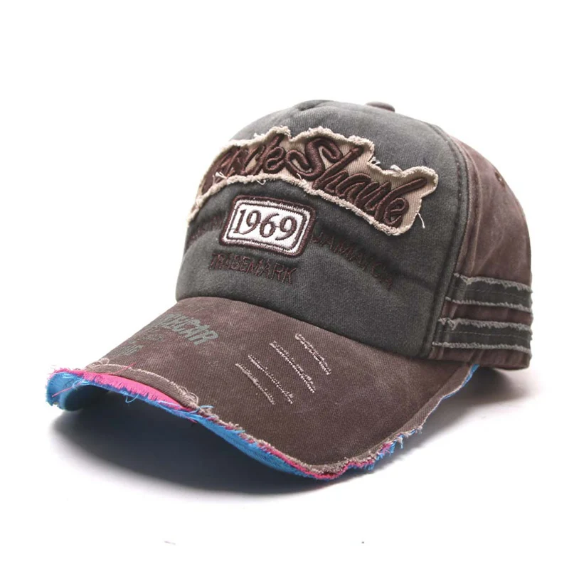Модная ретро-бейсболка для мужчин и женщин Snap Back Caps Винтажный дизайн Регулируемая хлопковая Hip Hop Snapback Шляпа.