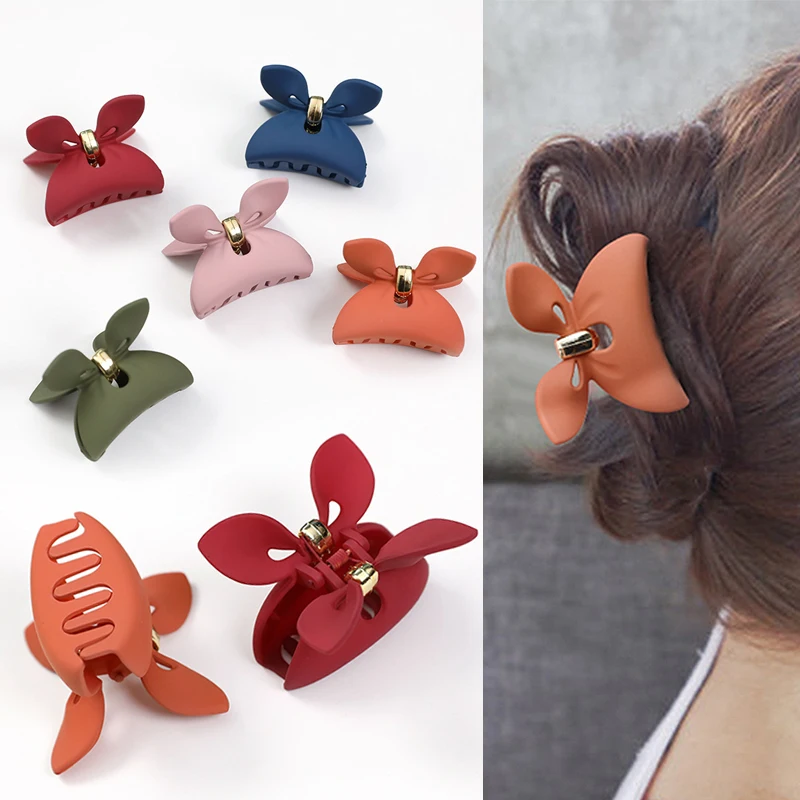 

New Rabbit ears Hair Claw Acrylic Scrub texture Hair Claws Korean version Claw Hair accessories Women temperament headdress