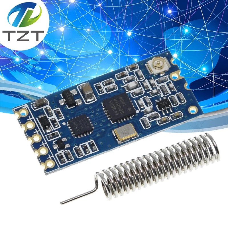 433Mhz SI4463 HC 12 беспроводной модуль последовательного порта 1000M заменить