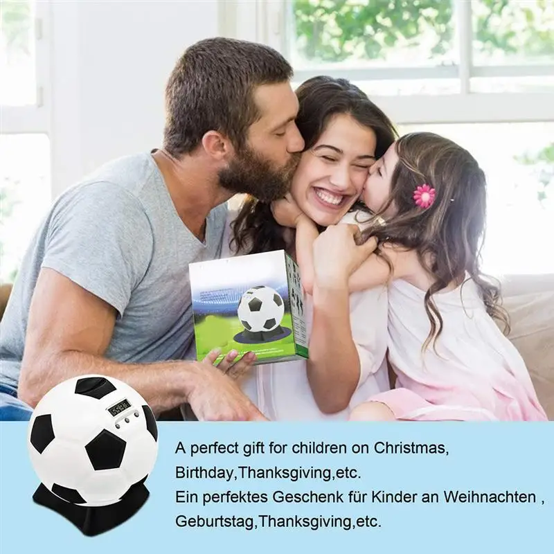 Копилка в форме футбола из АБС-пластика многоцелевой футбольный счетчик копилки