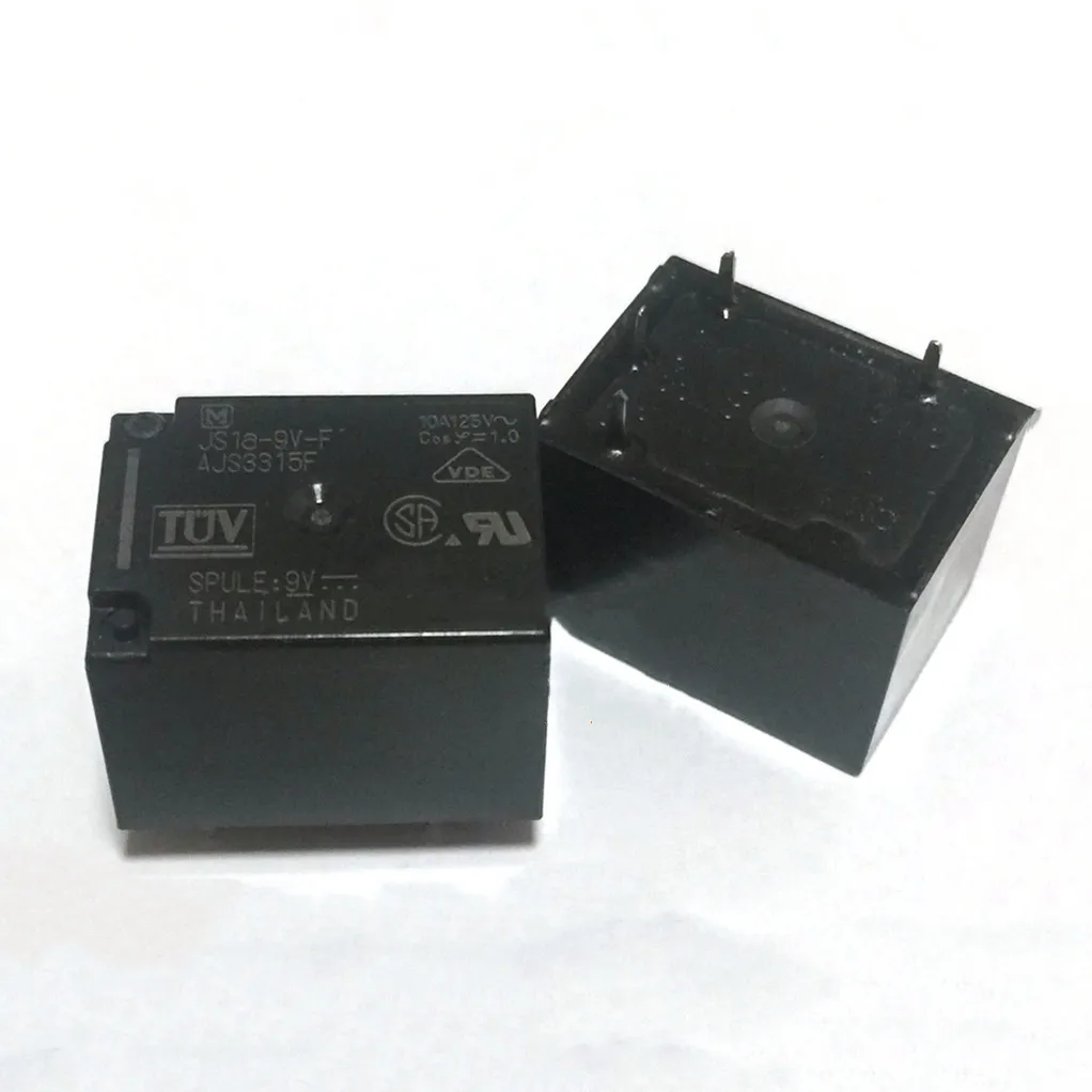 

5PCS/LOT New Relay JS1aF-B-9V-F AJS321581F JS1aF-5V-F AJS321581 JS1aF-12V-F JS1aF-24V-F-AJS321581 JS1aF 12V F 4PIN 10A