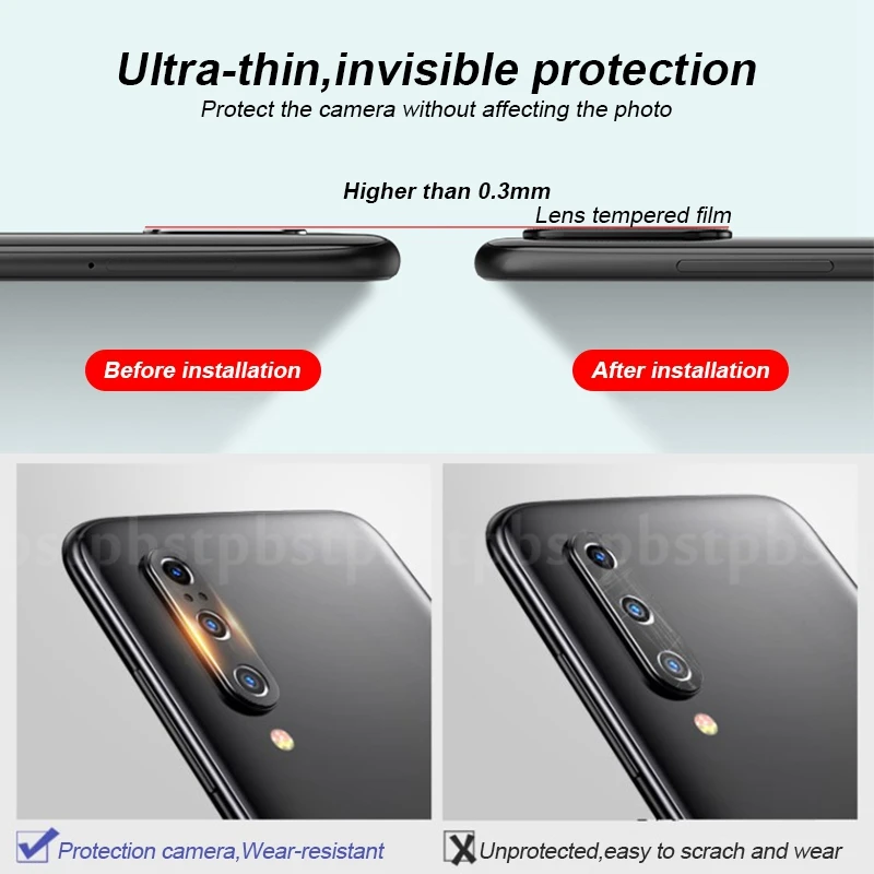 Алюминиевое кольцо с покрытием для объектива камеры Xiaomi Mi 9 SE Mi9 se Mix 3 8 Redmi 7 Note K20 Pro