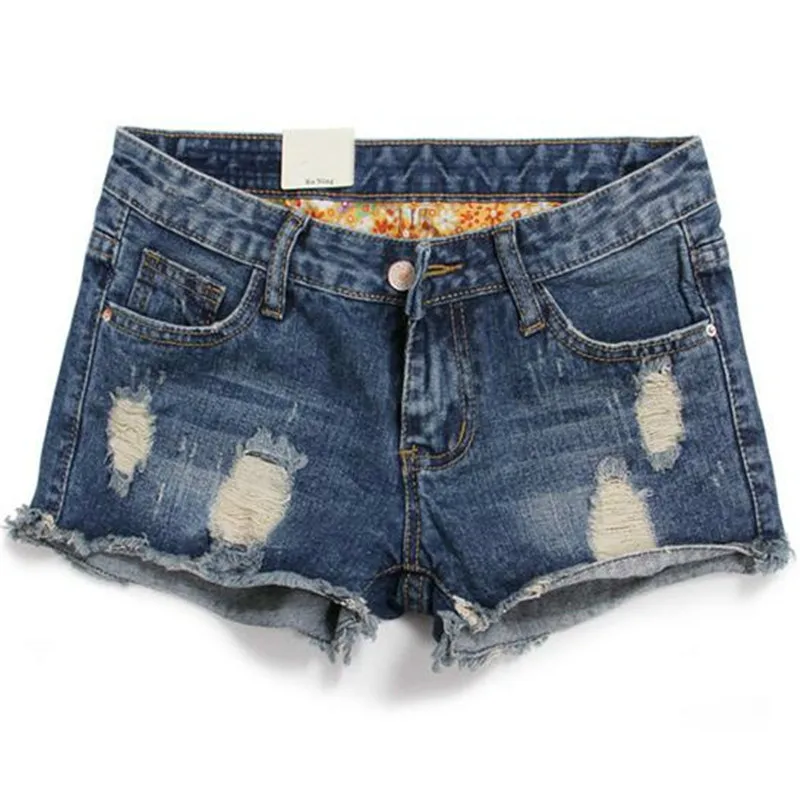 Женские джинсовые шорты с дырками летние джинсы для женщин размер 36 34 2020|jeans shorts for