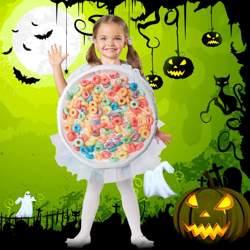 Костюм на Хэллоуин для девочек Детский костюм костюмированной вечеринки детская