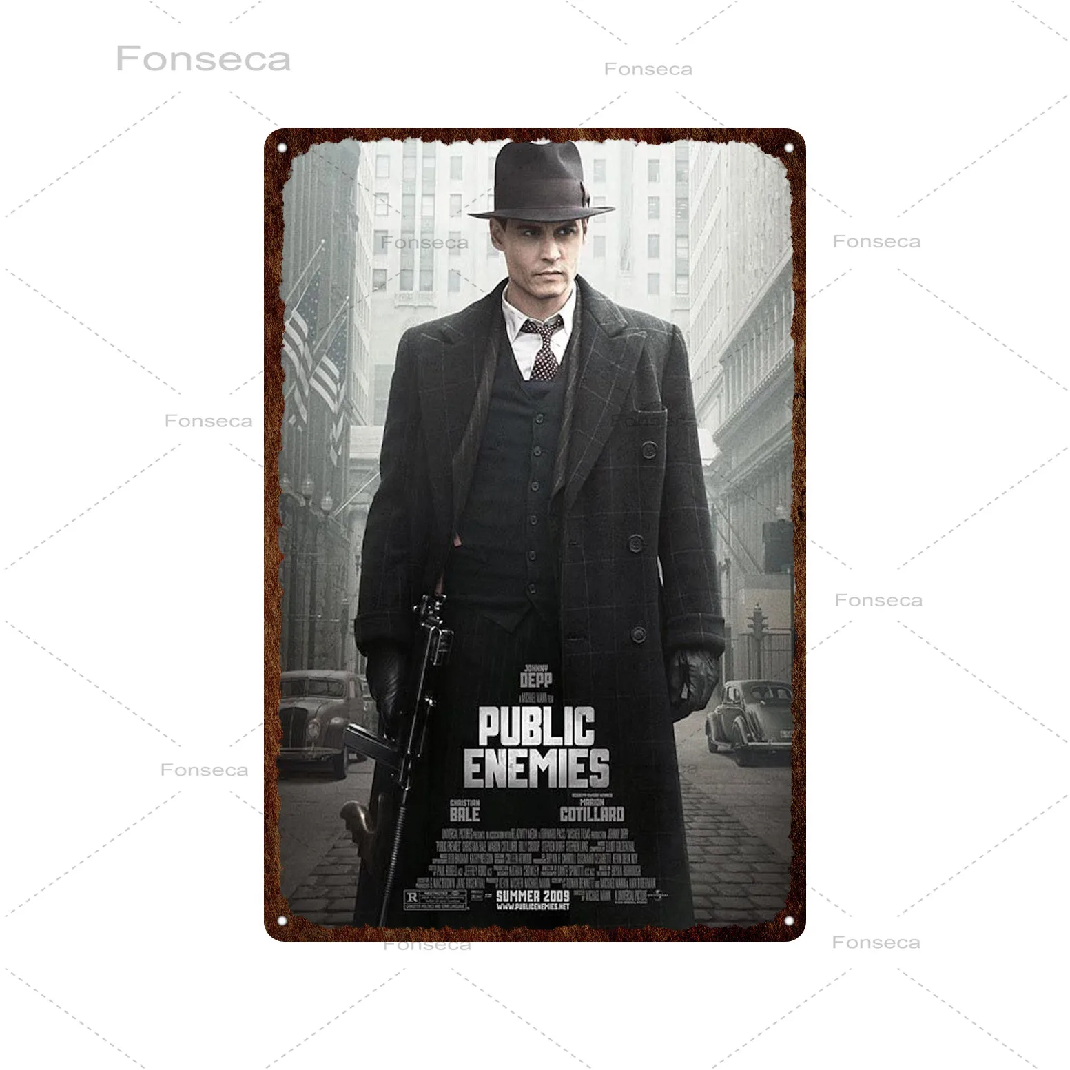 Популярный рекламный постер в стиле ретро-фильма металлический жестяной знак