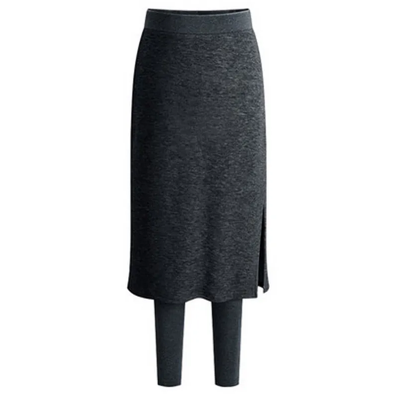 Леггинсы с юбкой флисовые облегающие брюки толстые длинные теплые мягкие