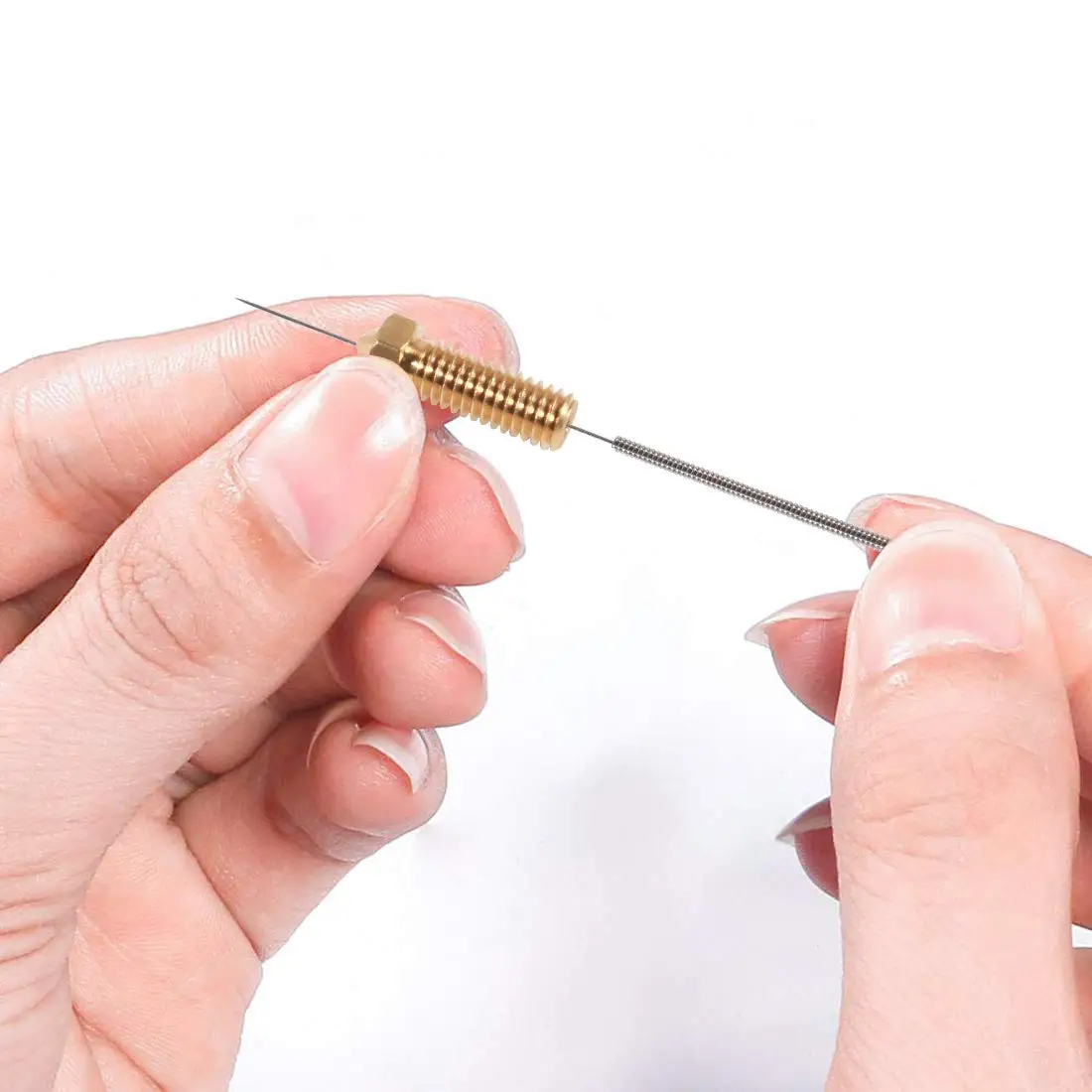 20 шт. набор сопел V6 Volcano из латуни 0.2мм 0.4мм 0.6мм 0.8мм дополнительные сопла экструдера 1.75мм филамента с иглами для чистки