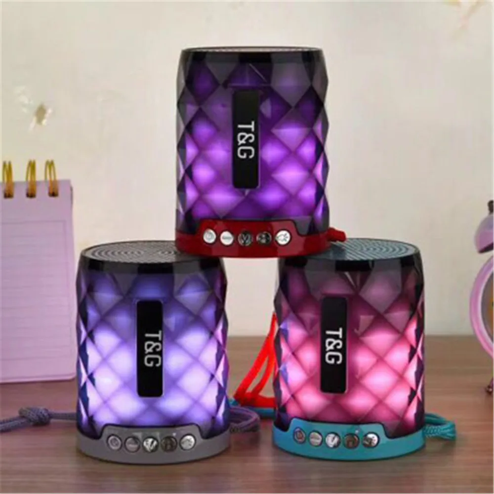 Новейший мини Bluetooth динамик TG 155 светодиодный светильник беспроводной