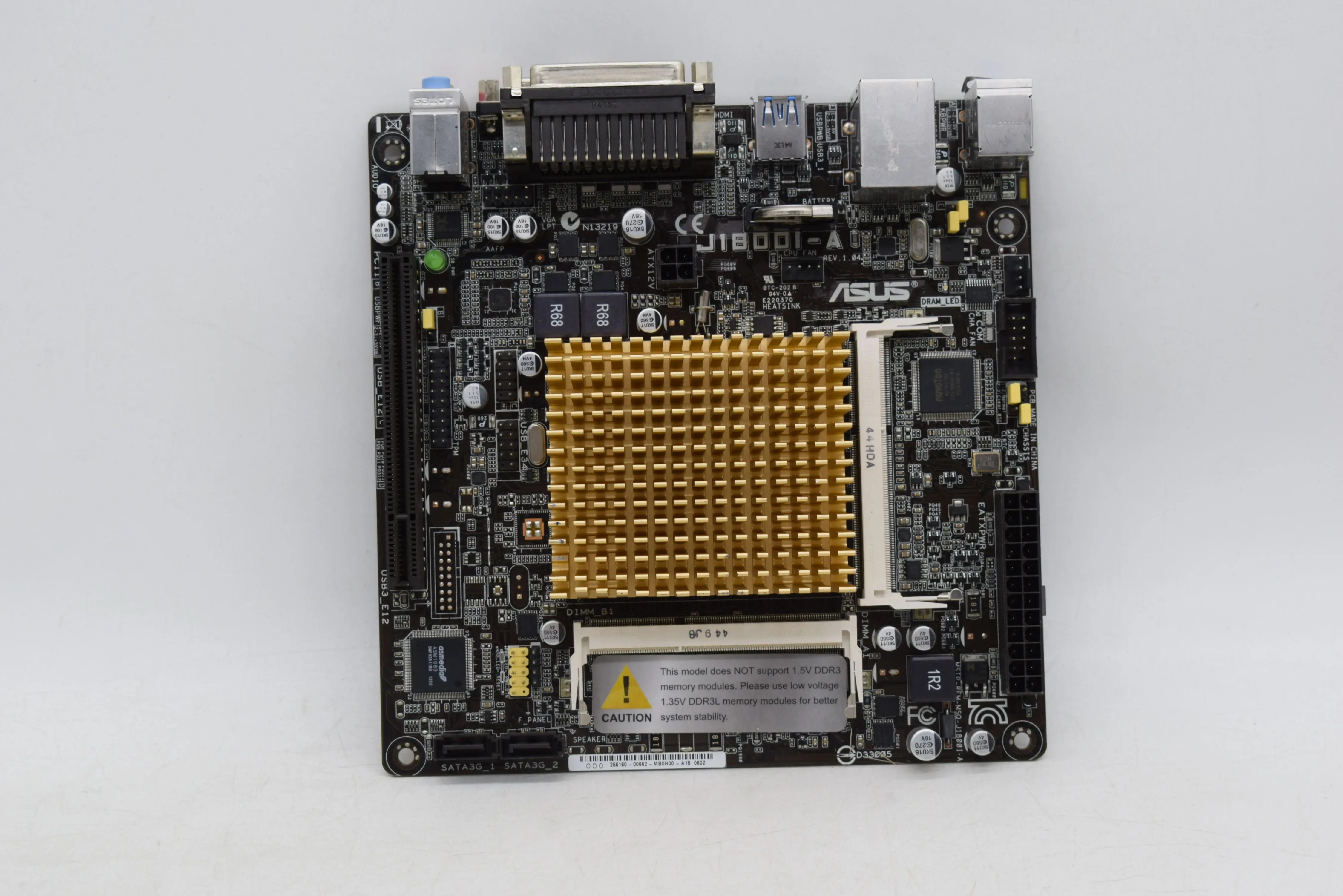  ASUS J1800I-A   J1800 DDR3  Mini-ITX    /  