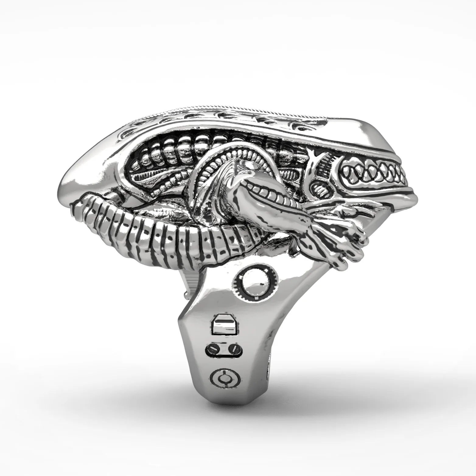 Кольцо мужское из нержавеющей стали классическое кольцо в стиле хип-хоп/панк с