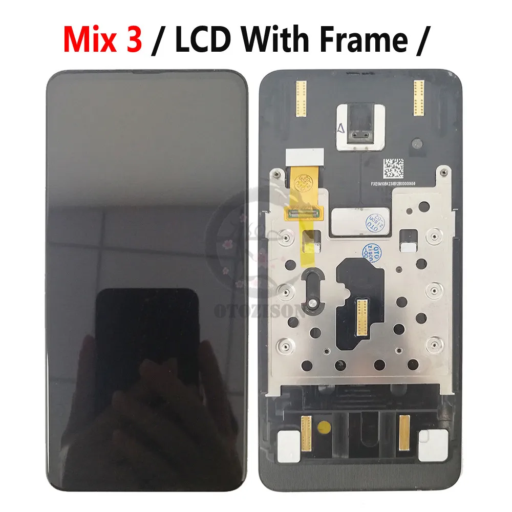 Mix 3 2 2s ЖК дисплей с рамкой для Xiaomi Mix3 5G M1810E G 2S M1803D5XA Mix2 MDE5 цифровым