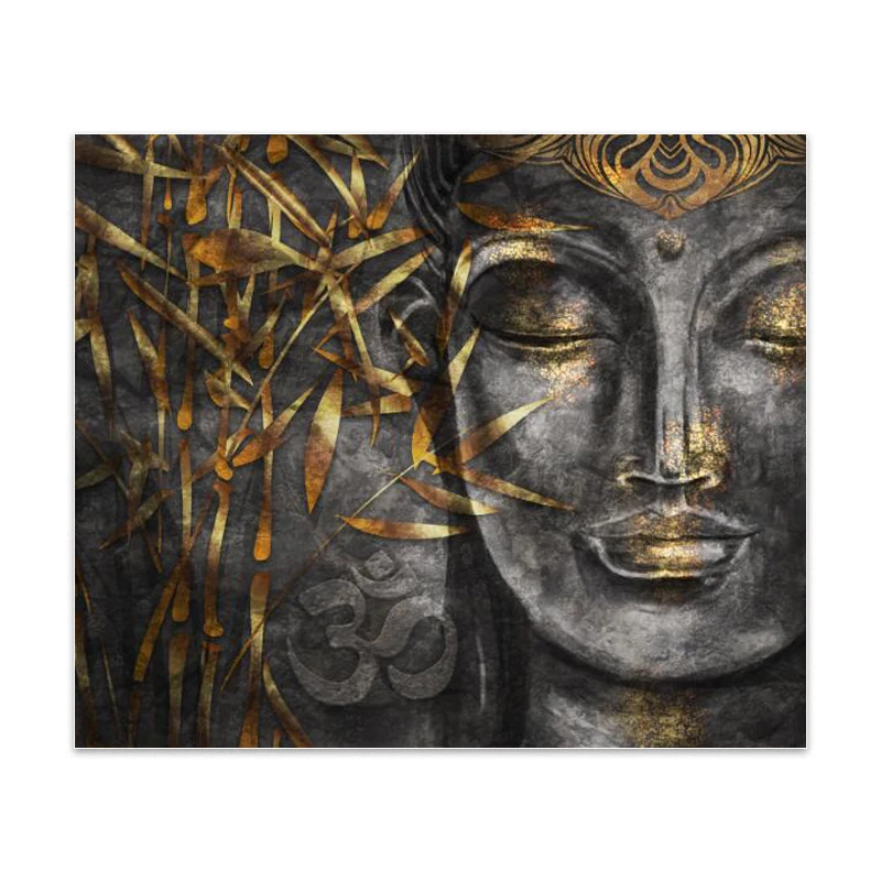 

Abstract Buddhism Posters and Prints Wall Art Canvas Painting Buddhist Decoration Pictures for Living Room Home Buddha Mural
