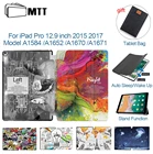 МТТ PU кожаный чехол для iPad Pro 12,9 2015 2017 Магнитная откидная подставка Смарт планшет Funda Coque Auto Sleep Wake A1584 A1652 A1670