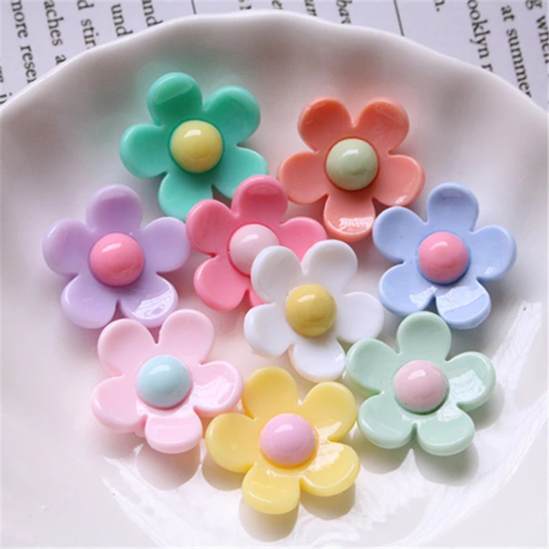 Заколки для волос сделай сам 20 шт. разноцветные Декор-брошь скрапбукинга с