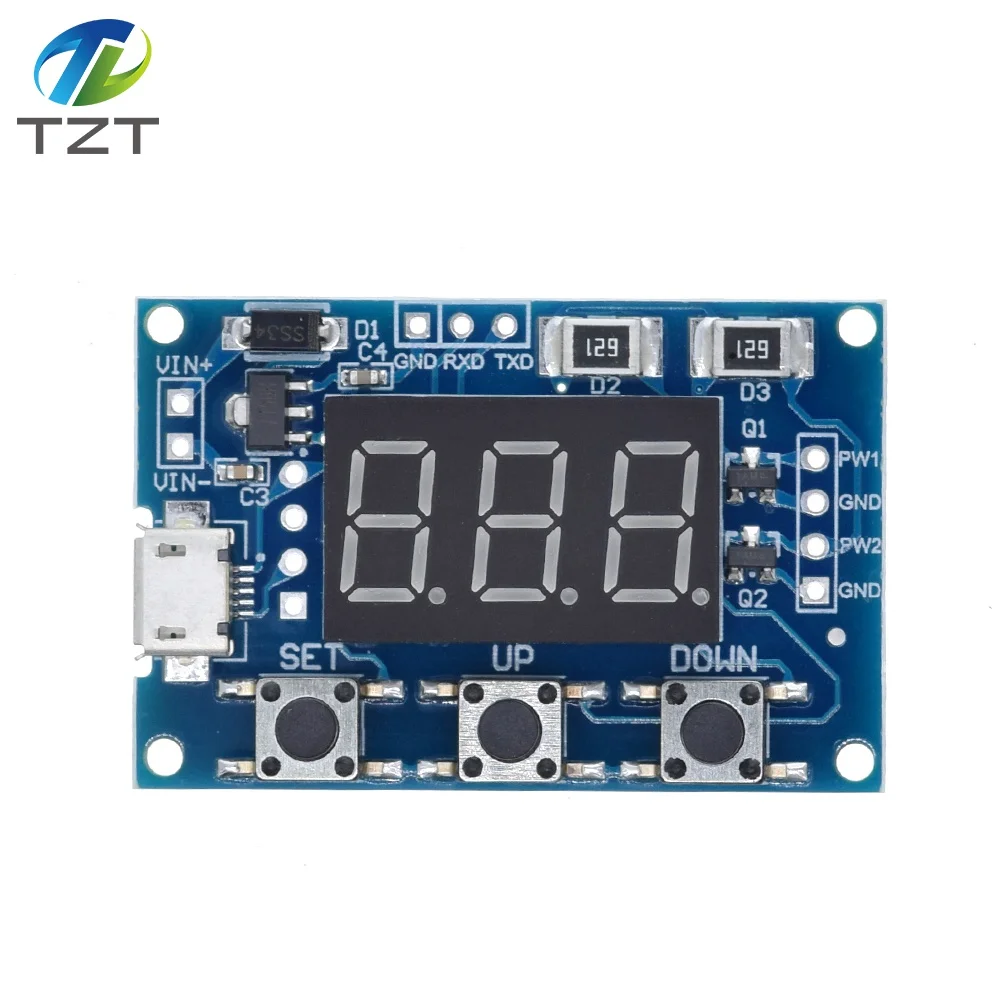 Постоянный ток 5 30V/Micro Usb 5V Мощность независимый генератор PWM 2 канала