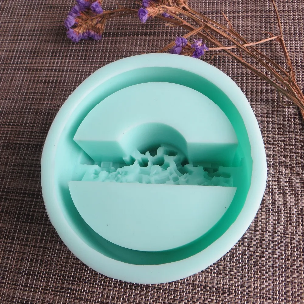 przy HP0037 3D Silicone Molds Flower pot DIY Craft Handmade cement Mould concrete mold desk decoration moulds
