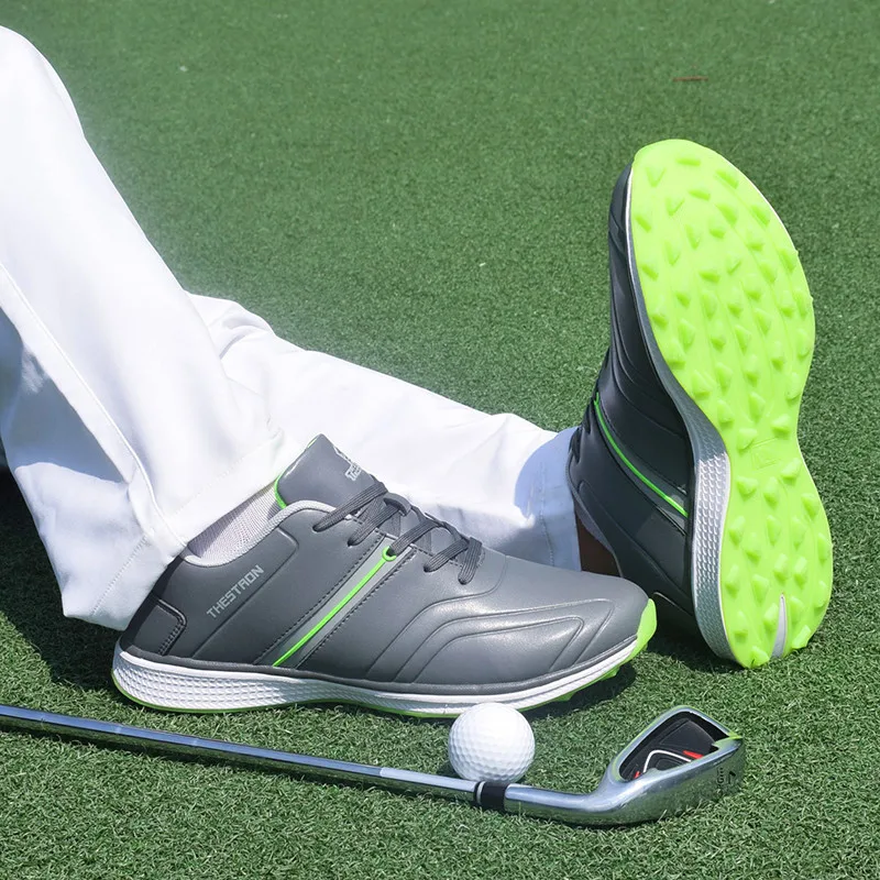 Larger Size US14 Men Golf Shoes Brand Sneakers Lightweight Lace-up Walking Sport Trainer Male Footwear | Спорт и развлечения