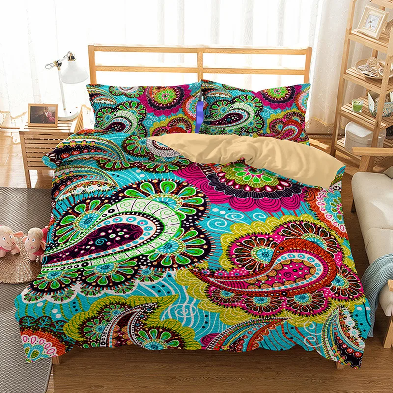 

3d Bohemian hot bedding two or three sets of bedding sets