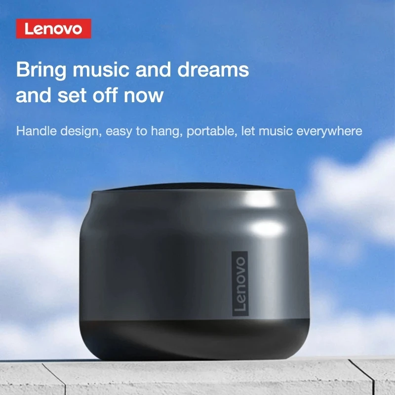 Оригинальная портативная Bluetooth-Колонка Lenovo K3 HiFi стерео объемный звук сабвуфер