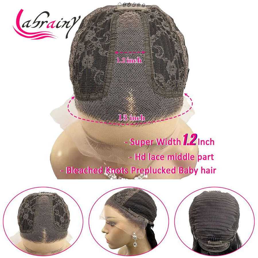 

HD 13X6 Lace Frontal Human Hair Wigs 1B/27 Lace Front Ombre Honey Blonde Pre Plucked Wigs Body Wave Highlight Glueless Baby Hair