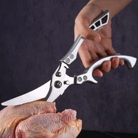 heavy duty stainless steel kitchen cook scissors poultry shears for bone chicken meat fish turkey vegetables cutter bbq scissors