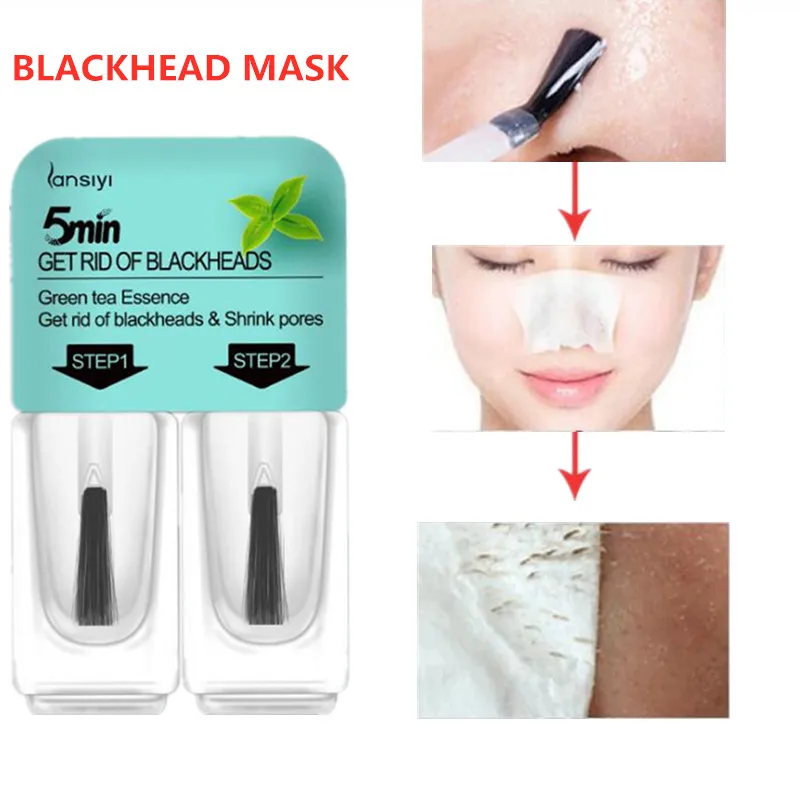 

Новый стиль 5 мин инструмент для удаления чёрных точек маска для носа, Чистка Пор, полоса черная маска пилинг, для лечения прыщей, черная глуб...