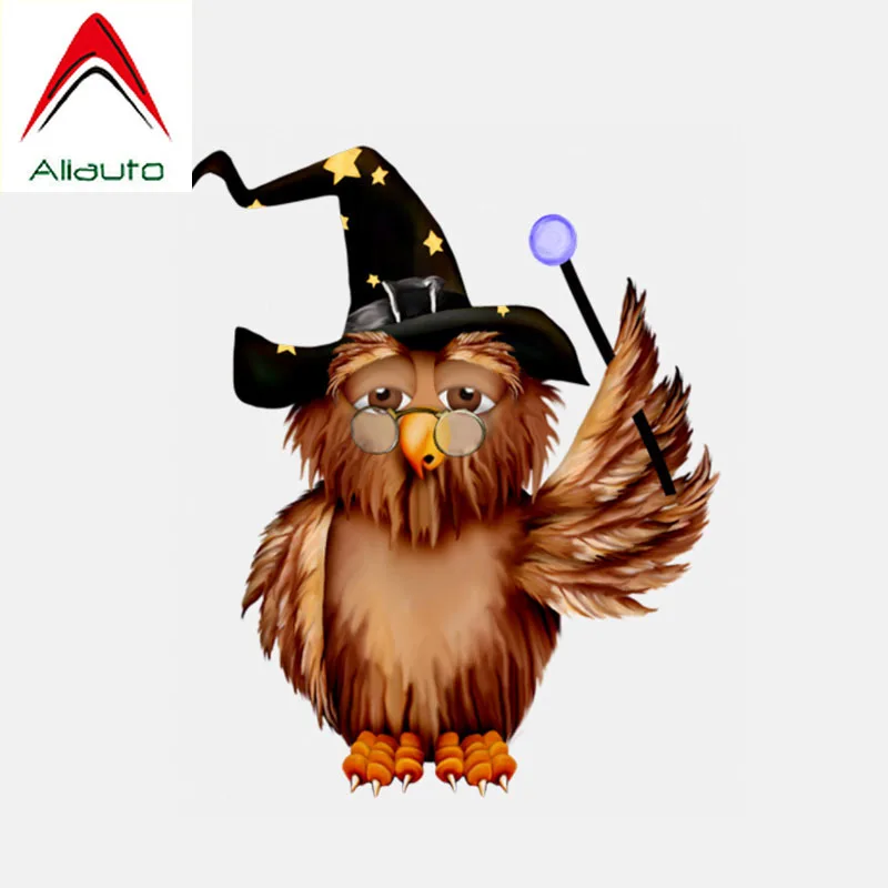 Забавные автомобильные наклейки Aliauto на Хэллоуин стиль волшебника виниловые для