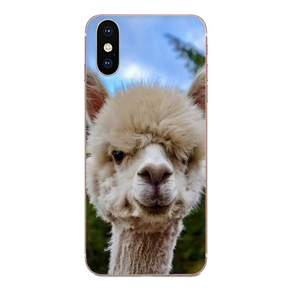 Милые животные альпаки Альпака Рождество для Huawei NOVA 2 V20 Y3II Y5 Y5II Y6 Y6II Y7 Y9 G8 G9 GR3 GR5 GX8