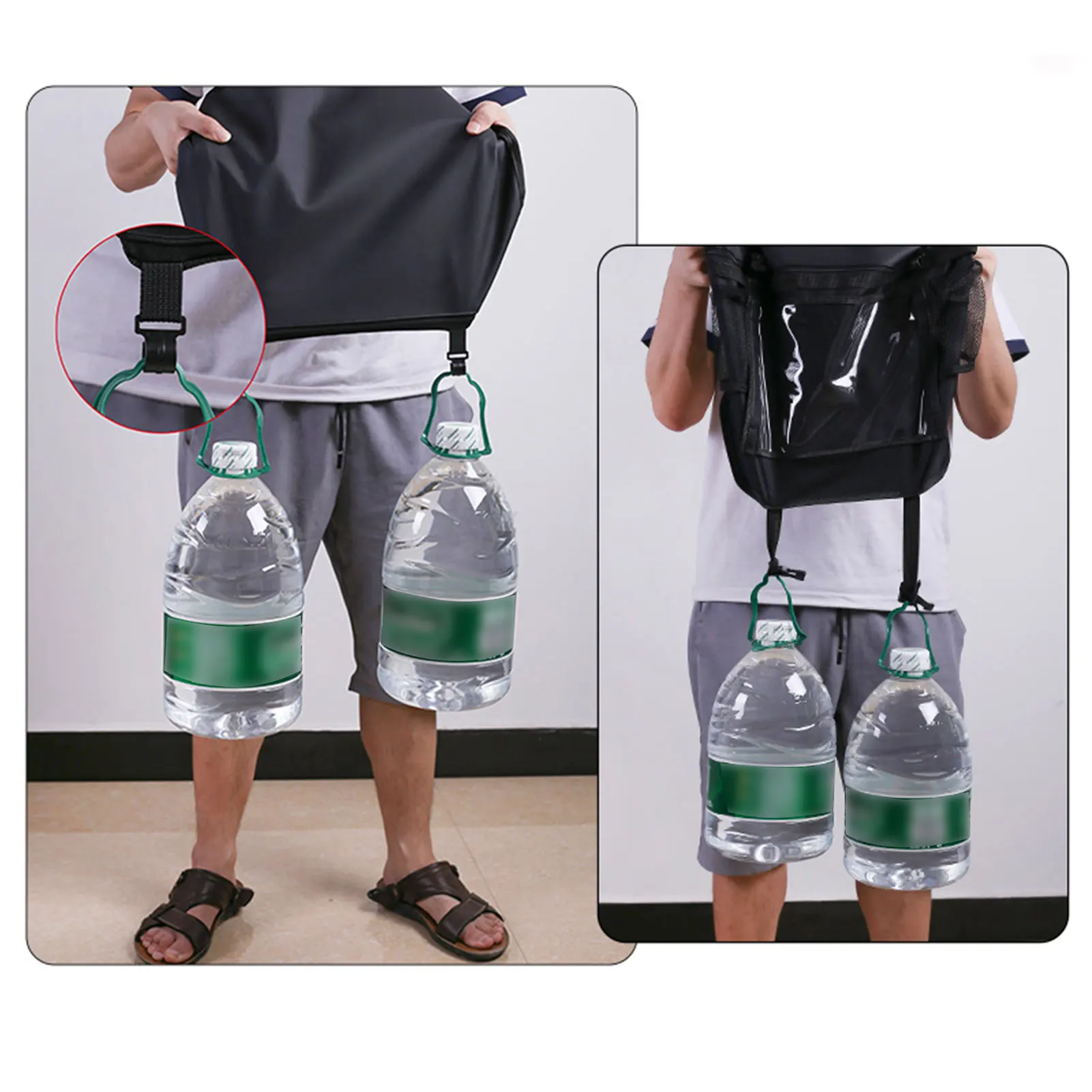 

Car Back Seat Bag Waterproof Travel Storage Organizer Car Storage pad Bag Seat Anti-kick Pad Hanging Bag + Tissue Box