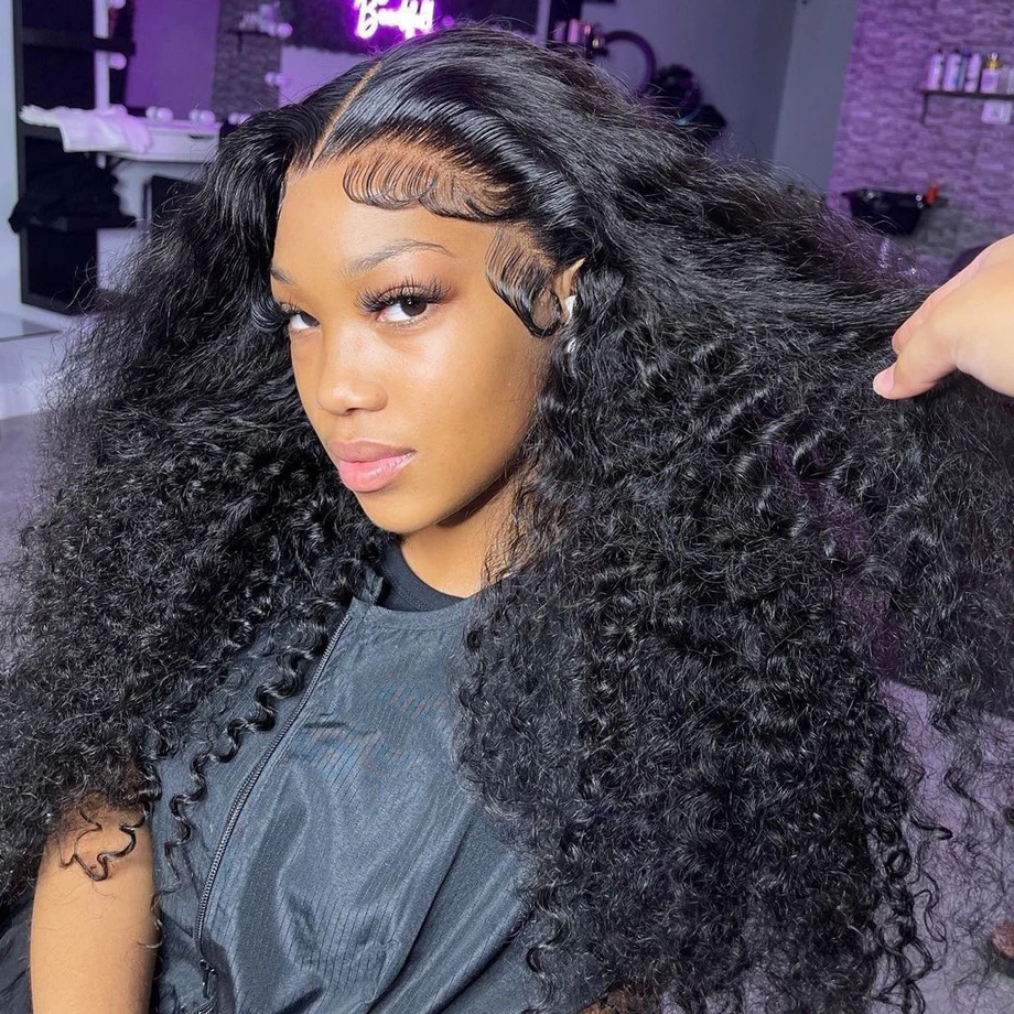 

Curly Human Hair Wig 30 Inch Loose Wave Lace Front Wig Hd Transparent Lace Deep Wave Frontal Wig Water Wave Human Hair Wigs Bob