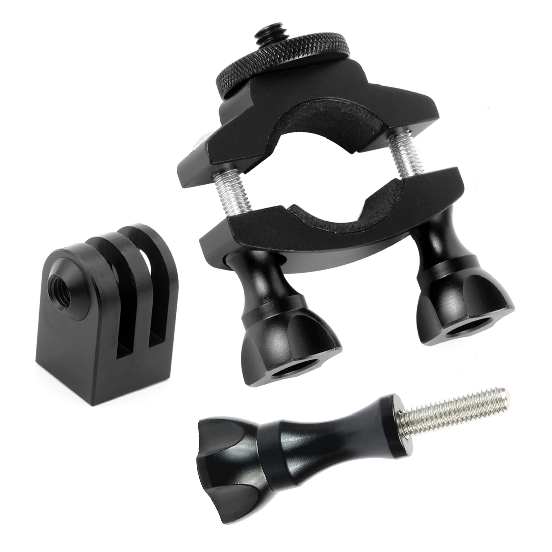 Крепление на руль велосипеда держатель трубки зажим 1/4 штатив алюминиевый сплав