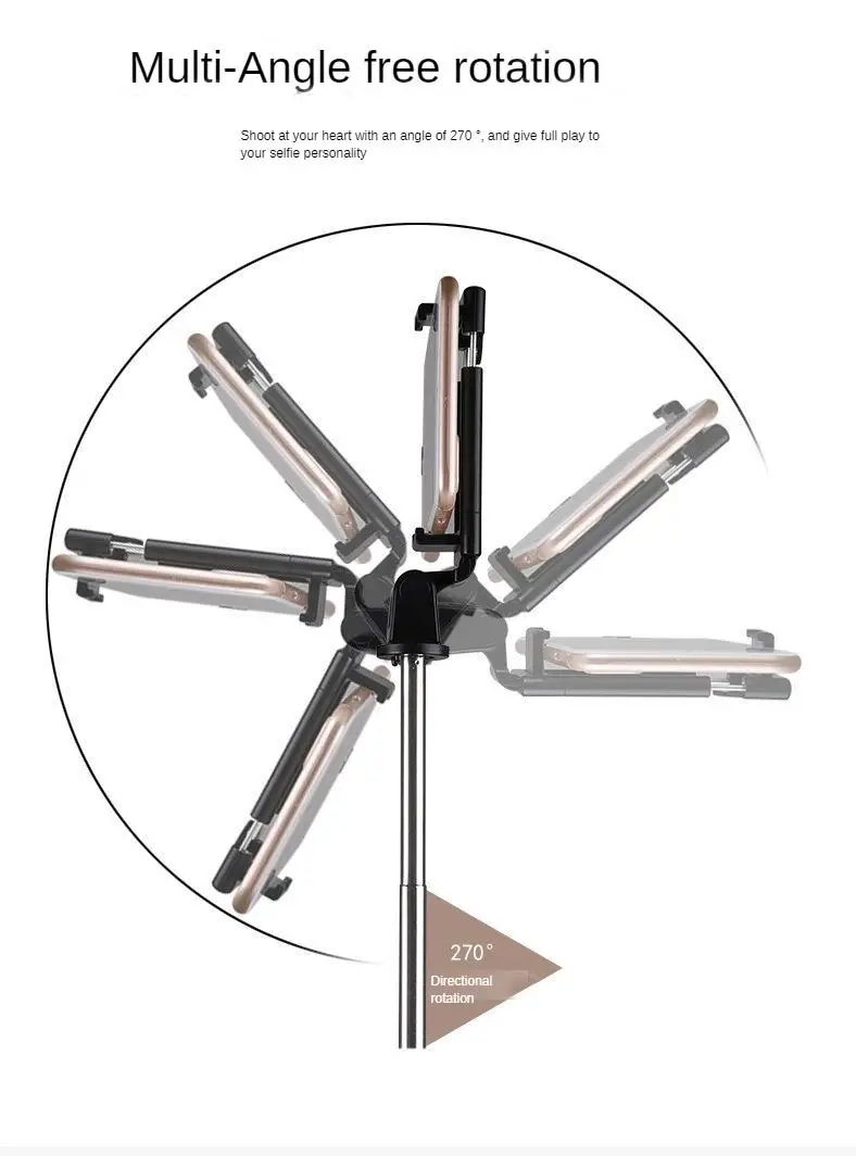 Bluetooth Selfie Stick Remote Control Tripod Handphone Live Photo Holder Camera Self-Timer Artifact Rod | Электроника