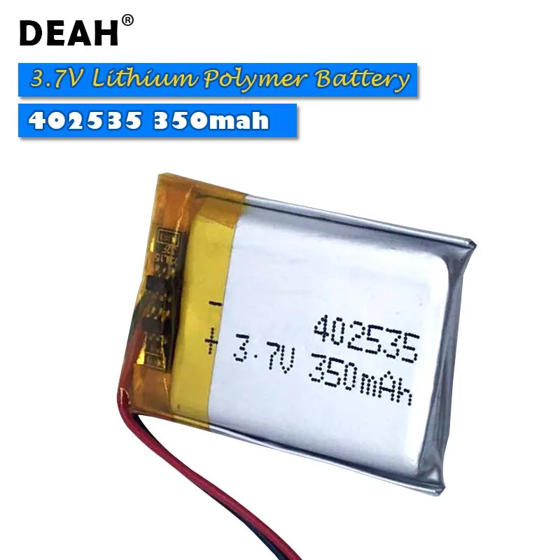 3 7 V Lipo cells 402535 350mah литиевая полимерная аккумуляторная батарея для MP3