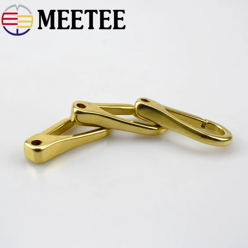 1/2 шт твердая латунная квадратная металлическая пряжка для сумки крюк Омаров