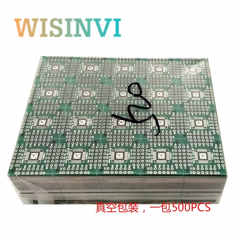 5 Pcs HTQFP QFN48 to DIP48 QFN44 0.5mm QFP48 QFP44 PQFP LQFP Adapter Plate |