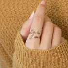 Женская мода Custom двойной Имя ювелирные изделия для женщин, ювелирные изделия из нержавеющей стали с персональными буквами кольцо Bague Femme 2021 BFF подарки