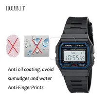 3PCS Nano Explosion-proof Screen Protector For Casio Mens Classic F91W-1 High Definition Anti-shock Smartwatch LCD Guard Film