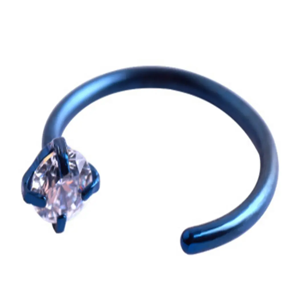 Циркониевый зажим с-образной формы медицинский для носа женский тела обруч