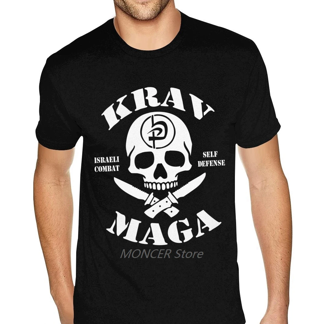 

Israel Krav Maga Skull Shirts Good Quality Tee Men's Short Sleeves Cheap Price Branded Merch